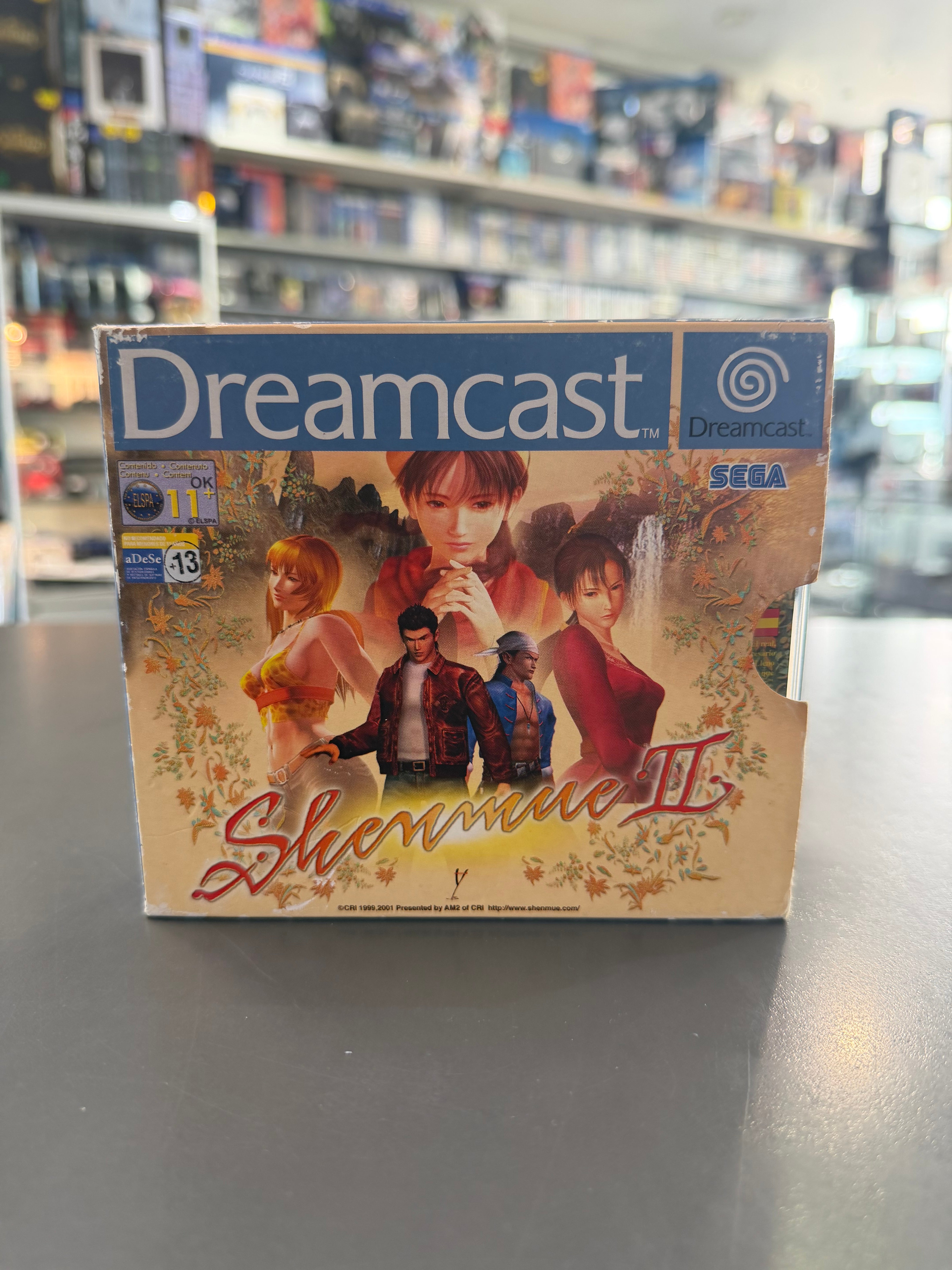Shenmue II für Sega Dreamcast (PAL) – gebrauchtes Originalspiel in Box