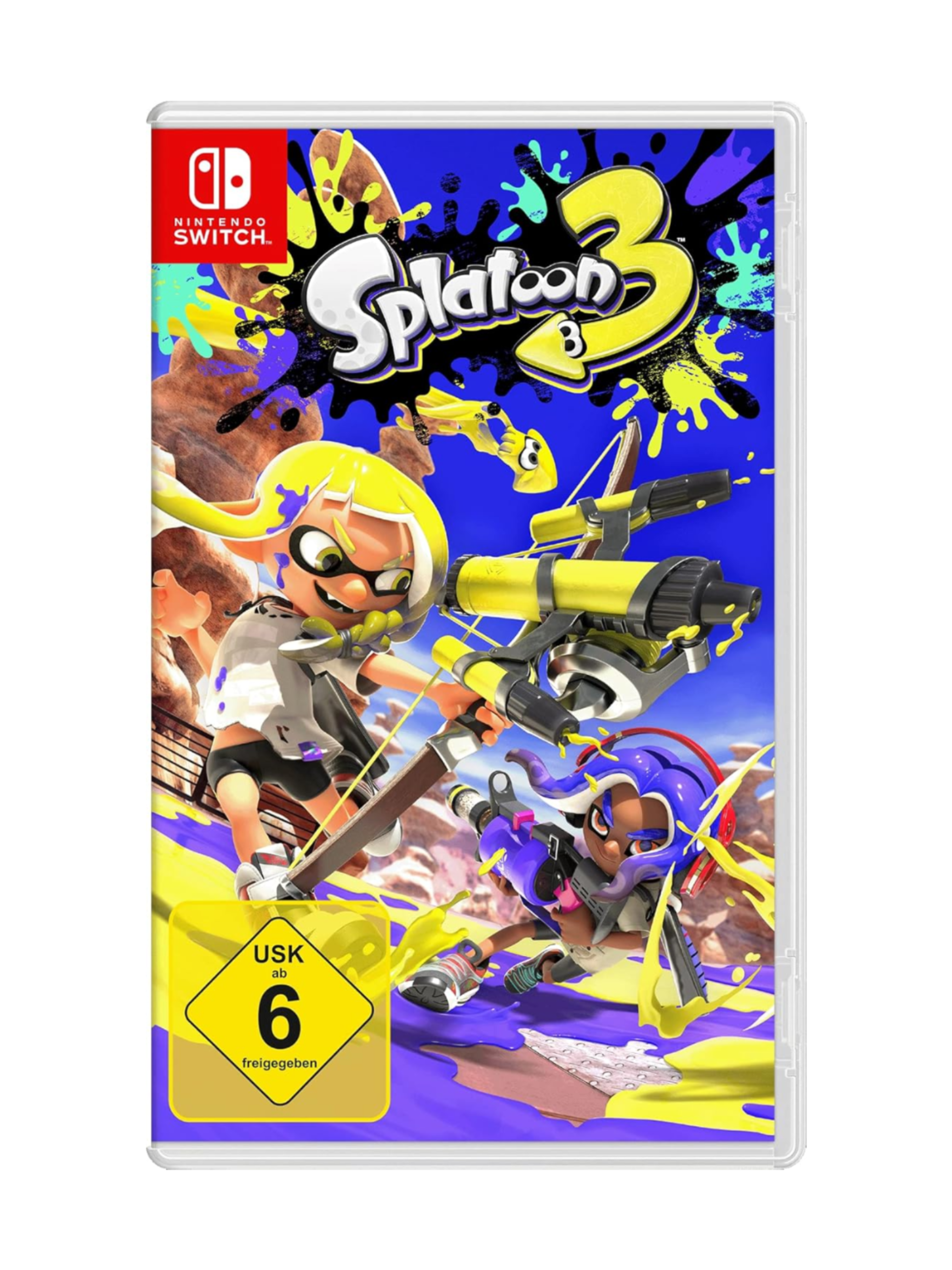 Splatoon 3 für Nintendo Switch – gebrauchtes Originalspiel mit Hülle