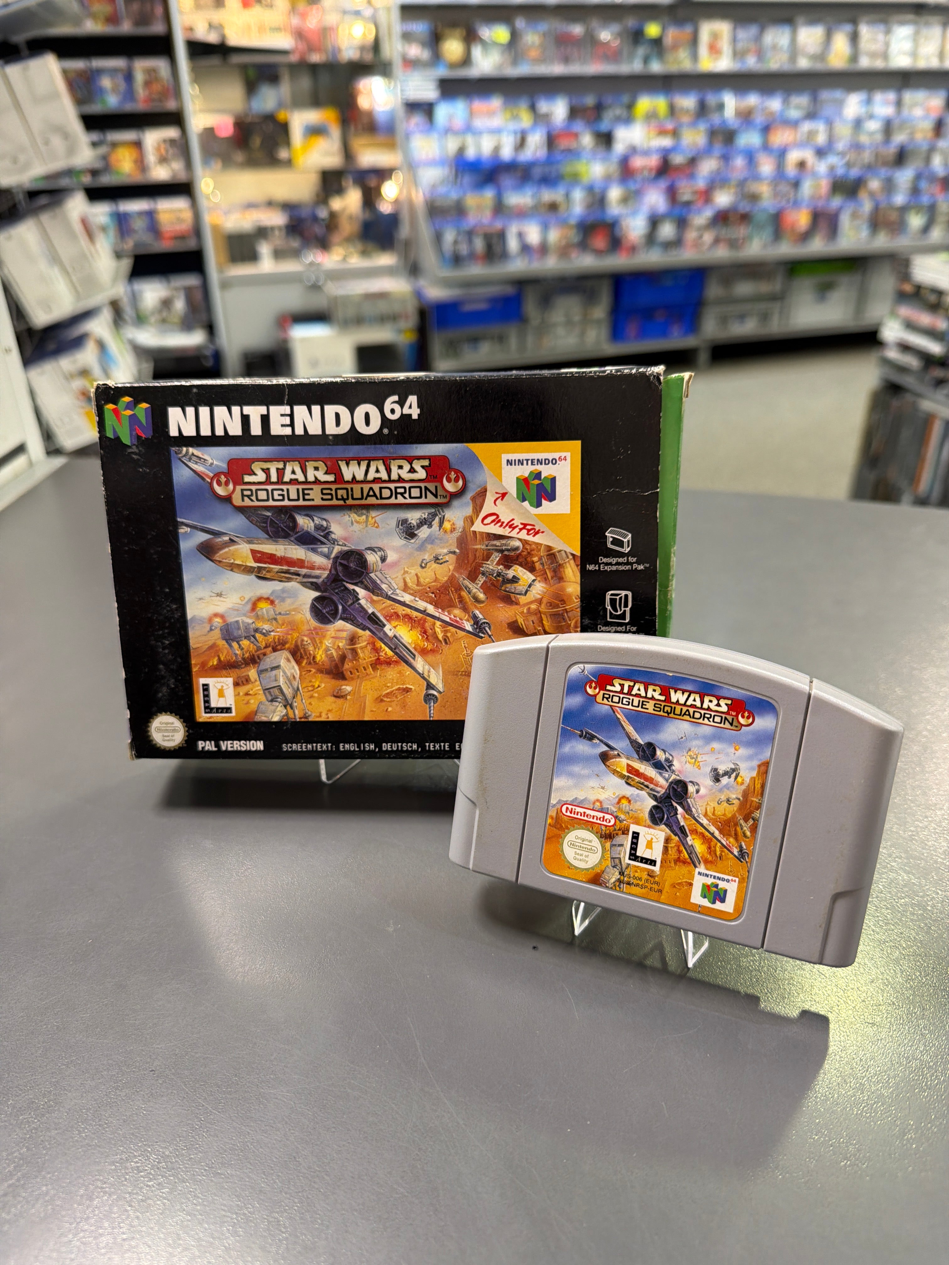 Star Wars Rogue Squadron Nintendo 64 Spiel kaufen N64 Weltraum Shooter Game Center VS Villingen-Schwenningen seit 1992