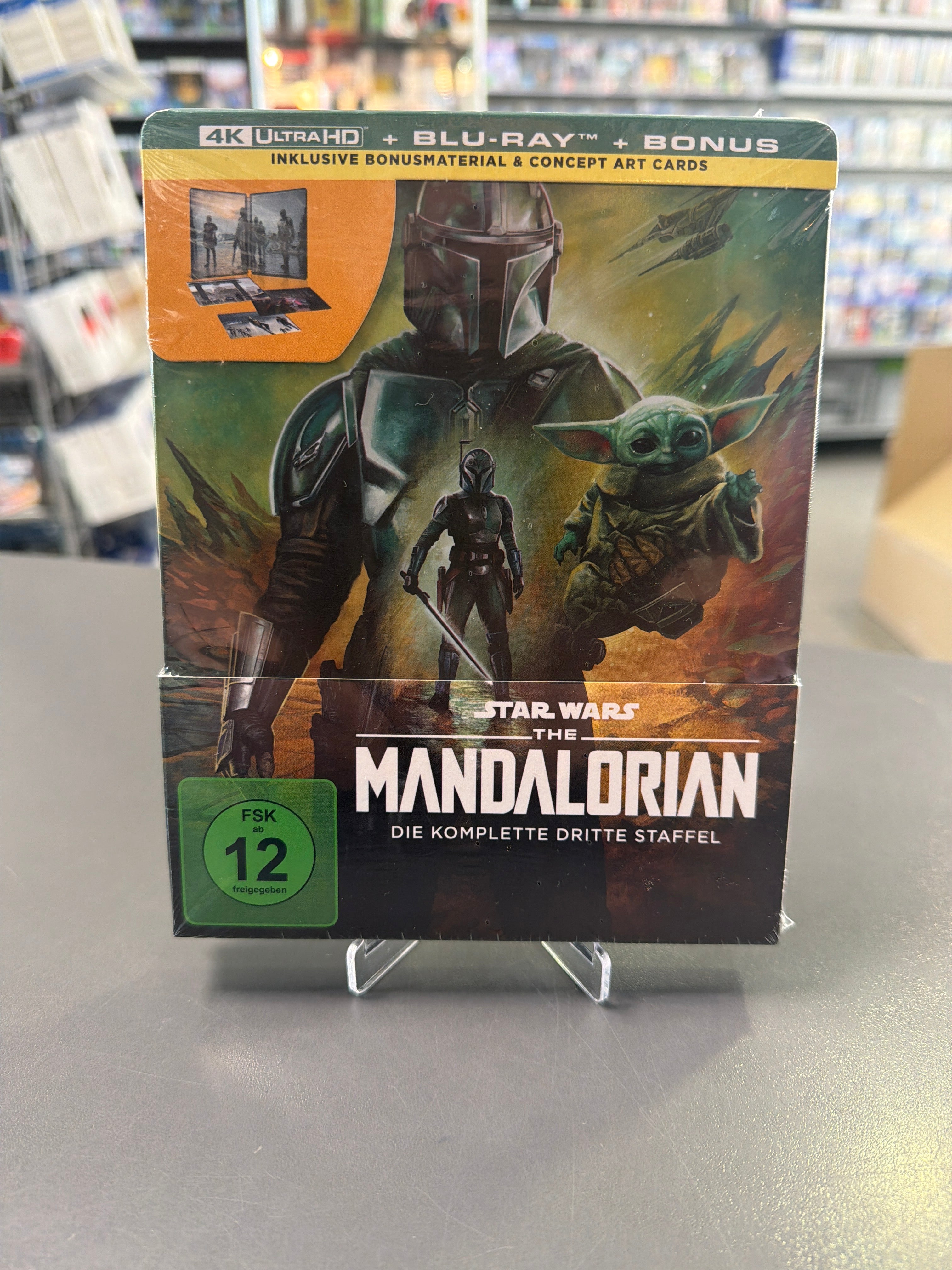 Star Wars The Mandalorian Staffel 3 Steelbook 4K Ultra HD als Neuware