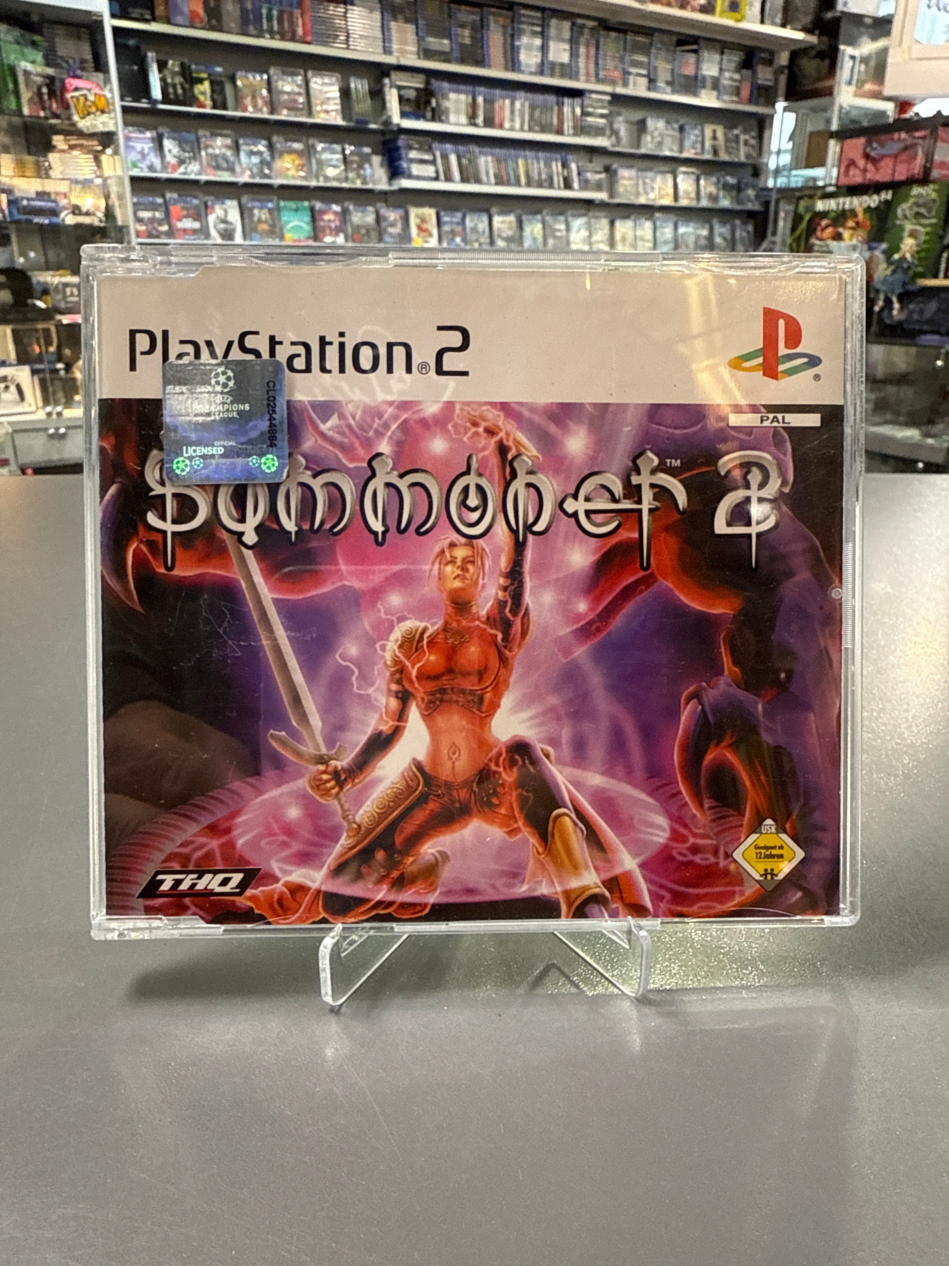 Summoner 2 Promo-Version für PS2, seltene Sammleredition des Action-RPGs, gebrauchte Disc mit limitiertem Marketing-/Pressestatus, Rare PlayStation 2 Spiel.
