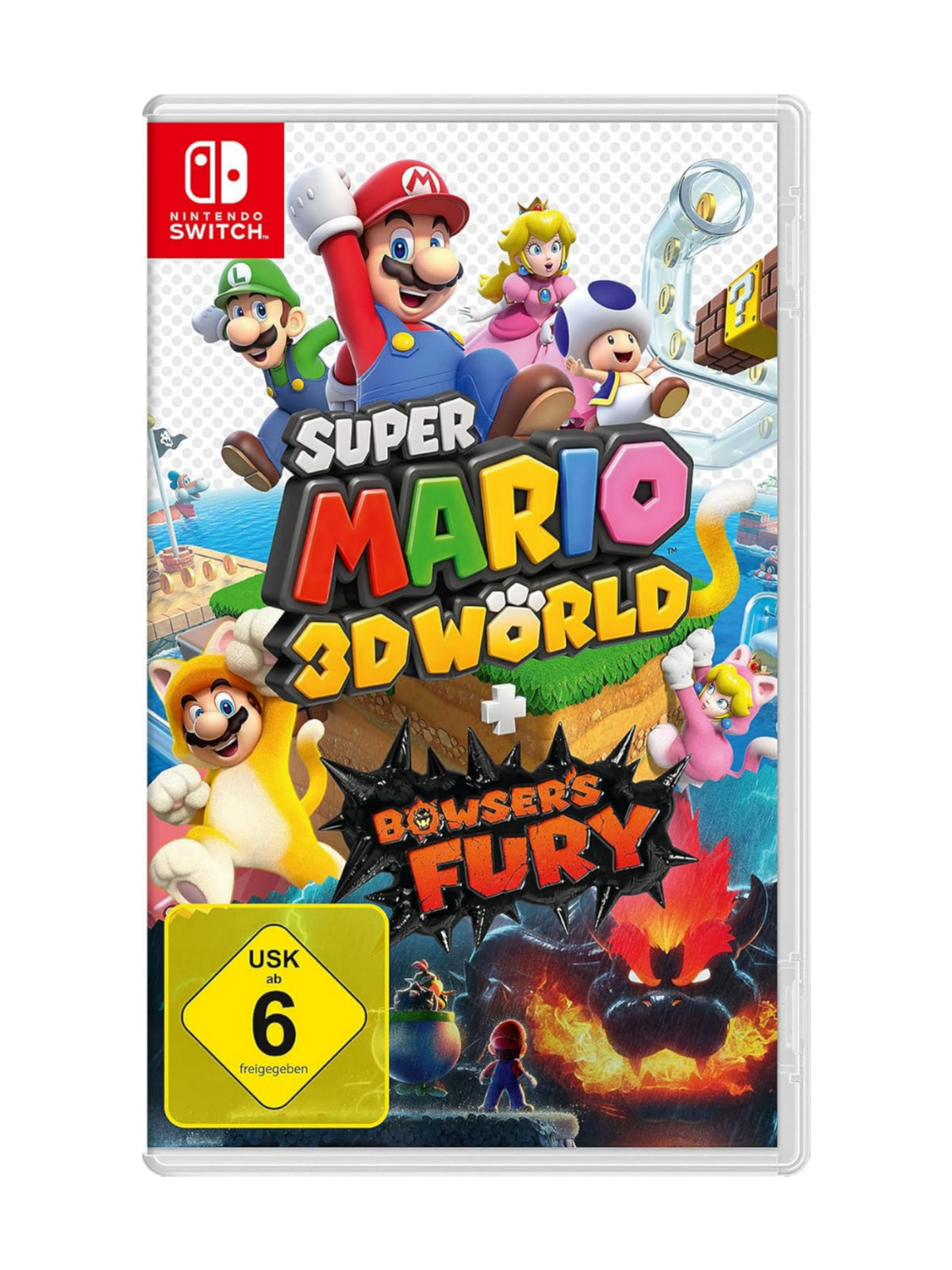 Super Mario 3D World + Bowser's Fury für Nintendo Switch – Originalspiel mit Hülle