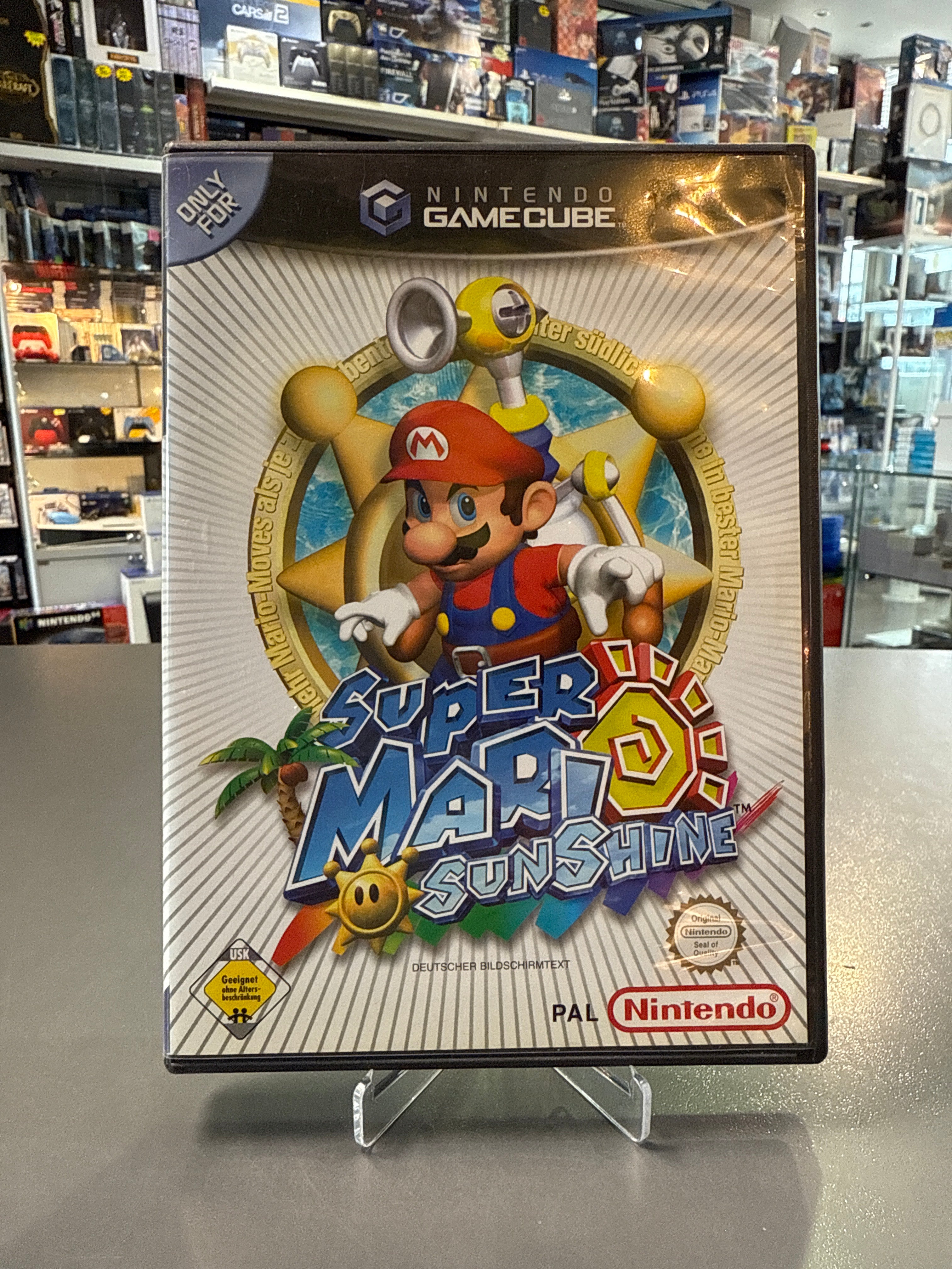 Super Mario Sunshine für Nintendo GameCube mit Originalverpackung und Anleitung – gebraucht