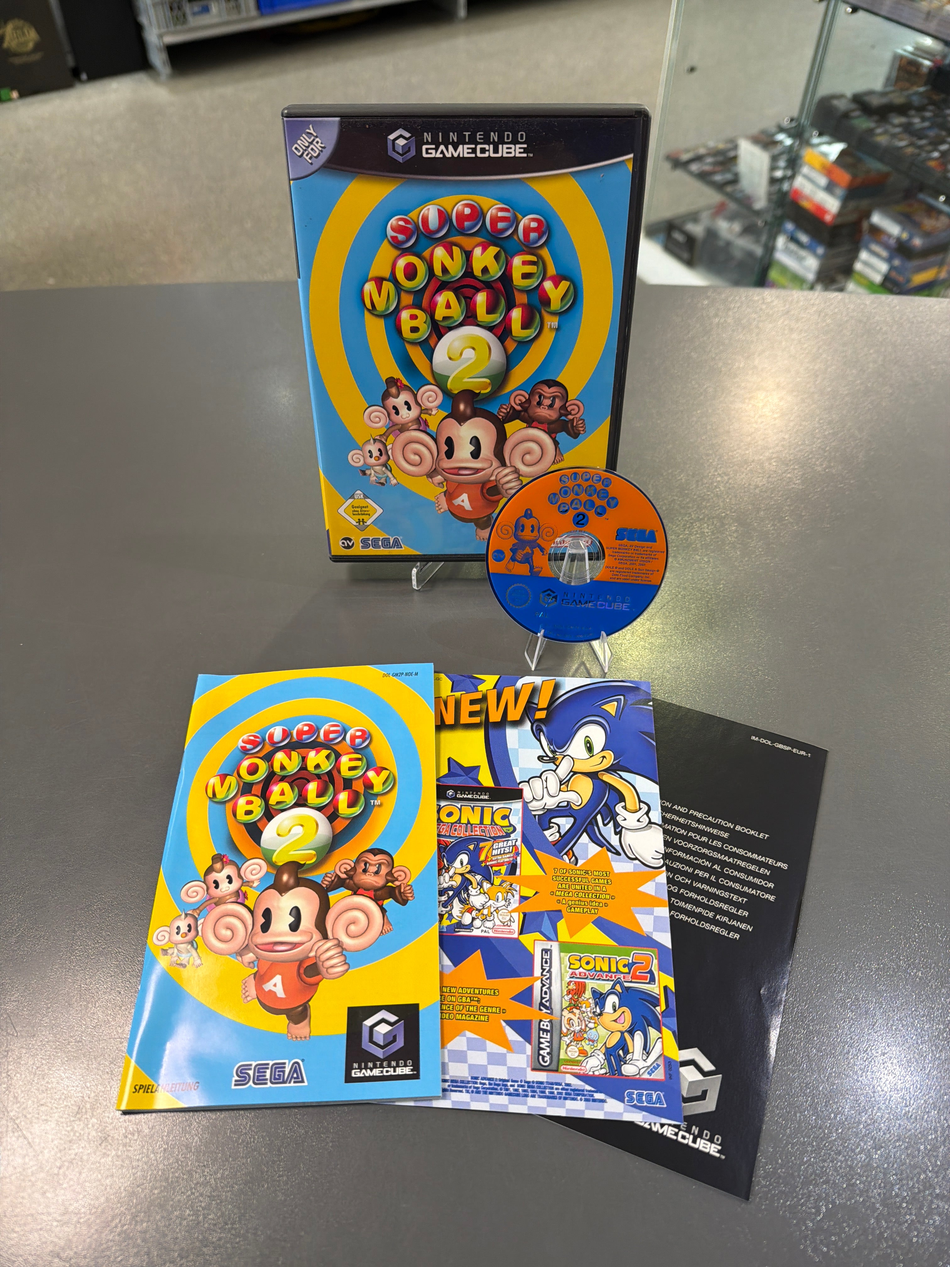 Super Monkey Ball 2 für Nintendo GameCube in Originalverpackung sehr guter gebrauchter Zustand Videospiel