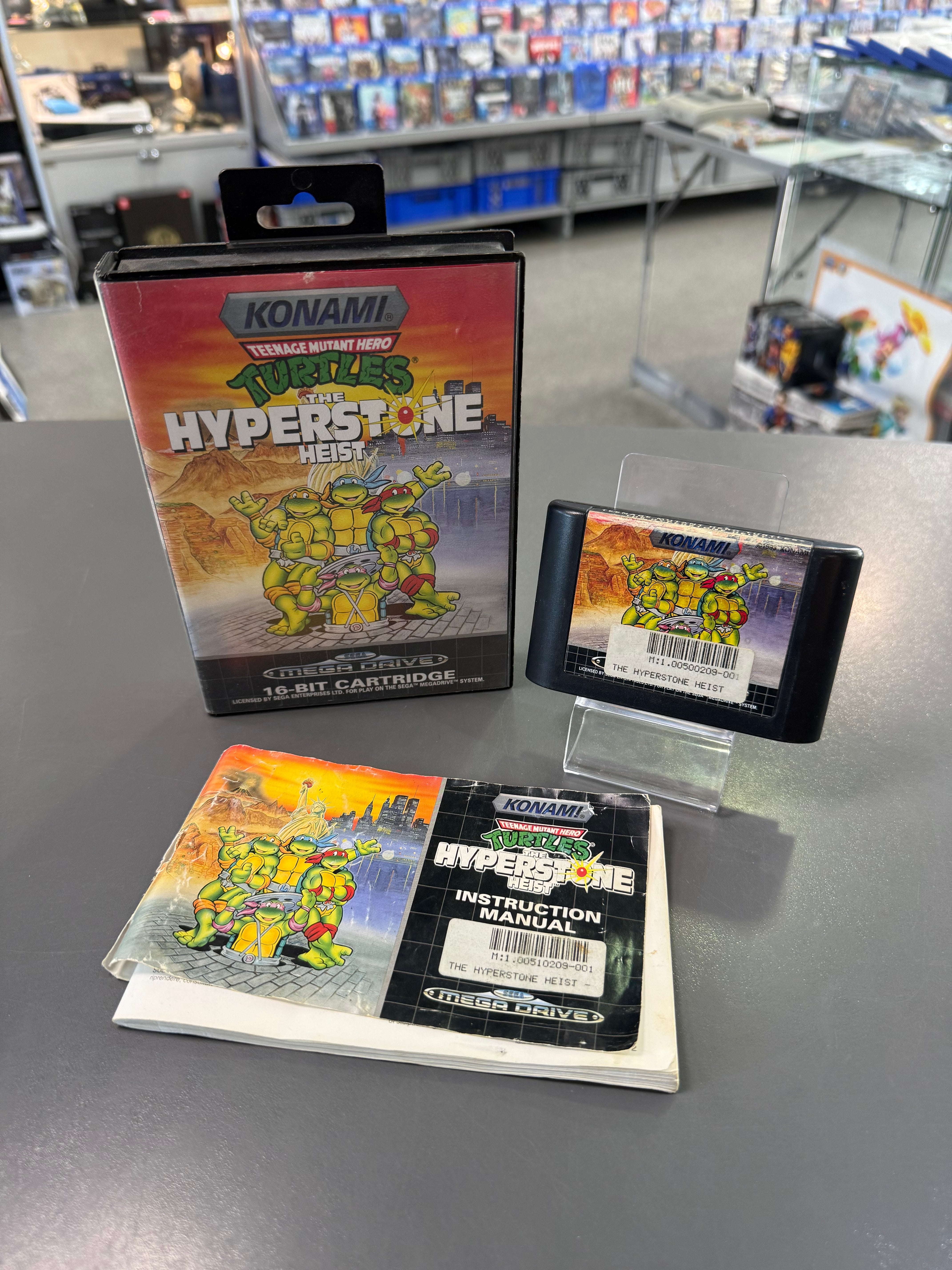 Teenage Mutant Ninja Turtles The Hyperstone Heist für Sega Mega Drive gebraucht