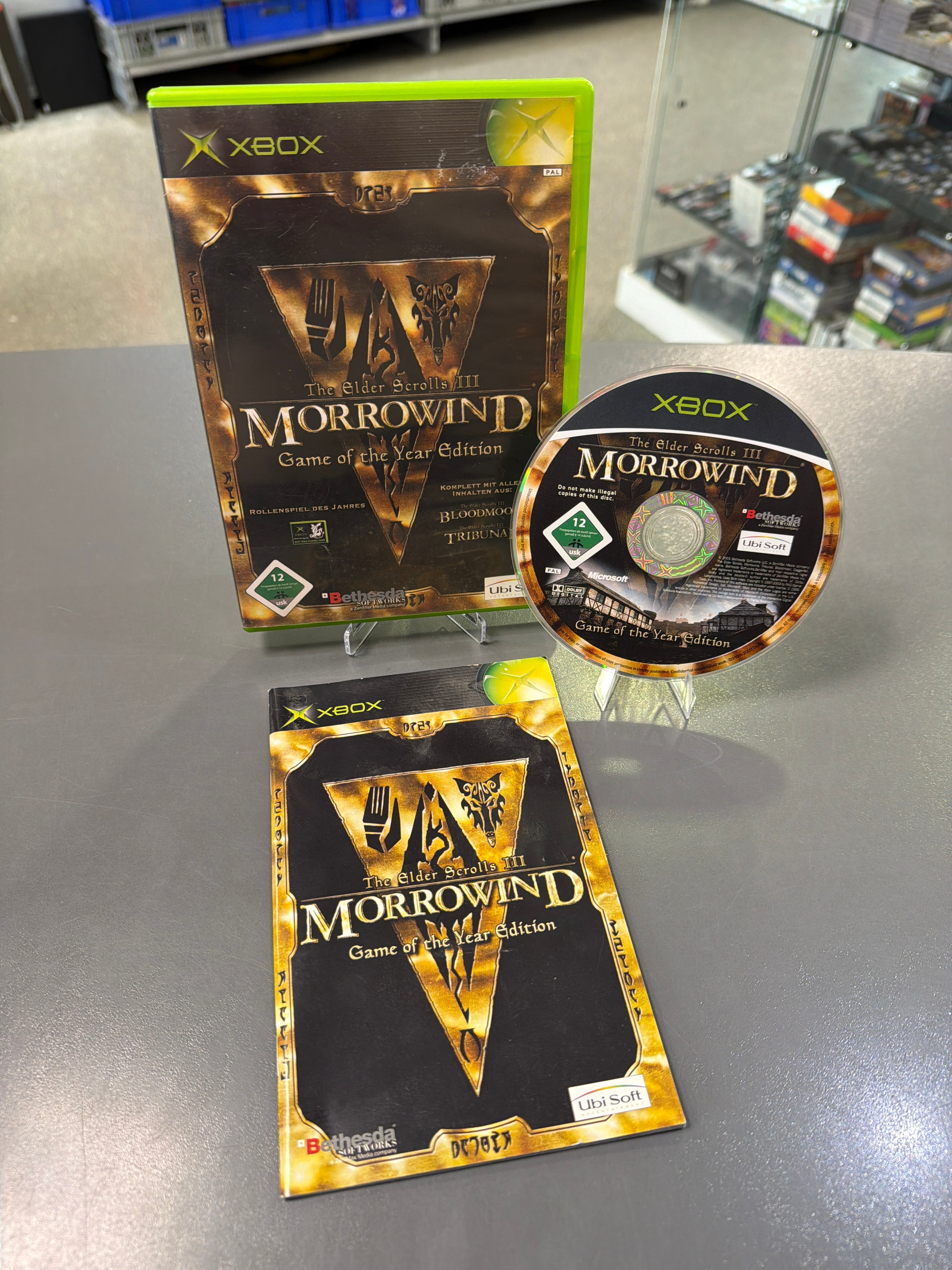 The Elder Scrolls III Morrowind Game of the Year Edition für Xbox Classic inklusive OVP und Anleitung als gebrauchtes Videospiel