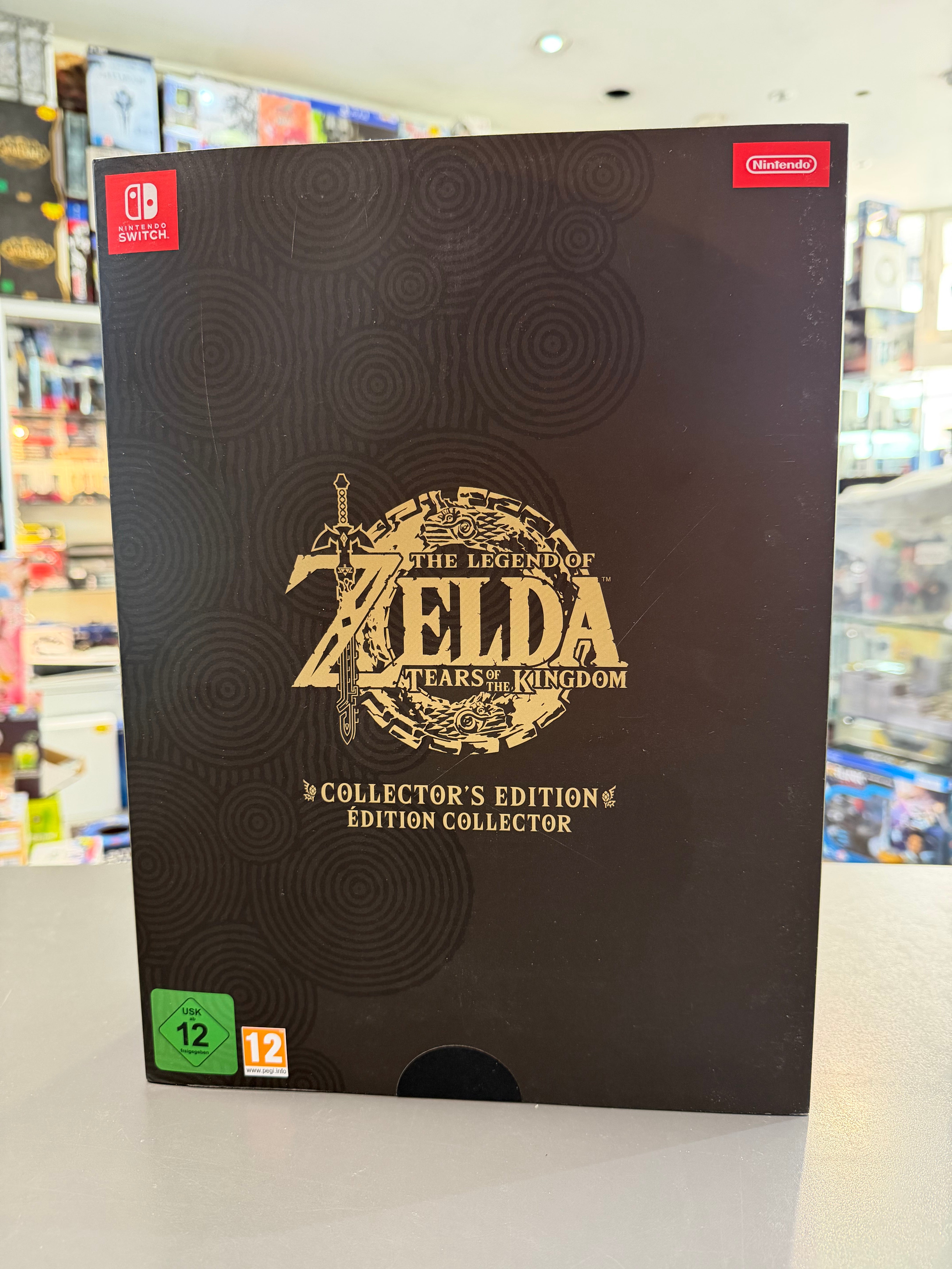 The Legend of Zelda Tears of the Kingdom Collector's Edition für Nintendo Switch neu mit SteelBook Artbook Pins und Sammlerinhalten