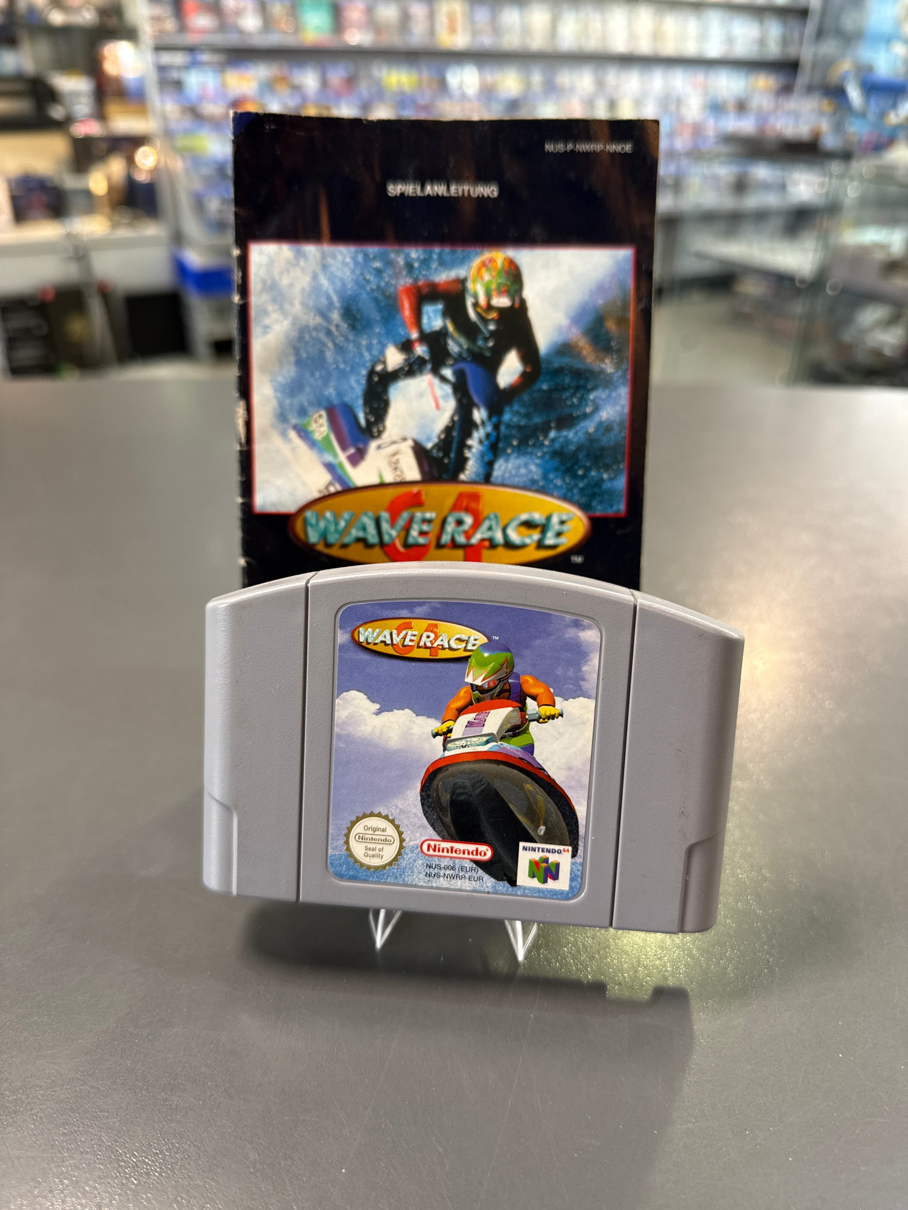 Wave Race für Nintendo 64 N64 Modul mit Anleitung in gutem gebrauchten Zustand