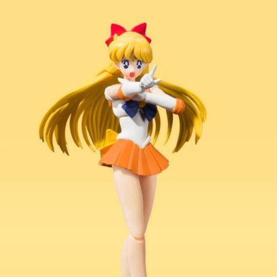 Sailor Moon S.H. Figuarts Actionfigur Sailor Venus Animation Color Edition 14 cm
