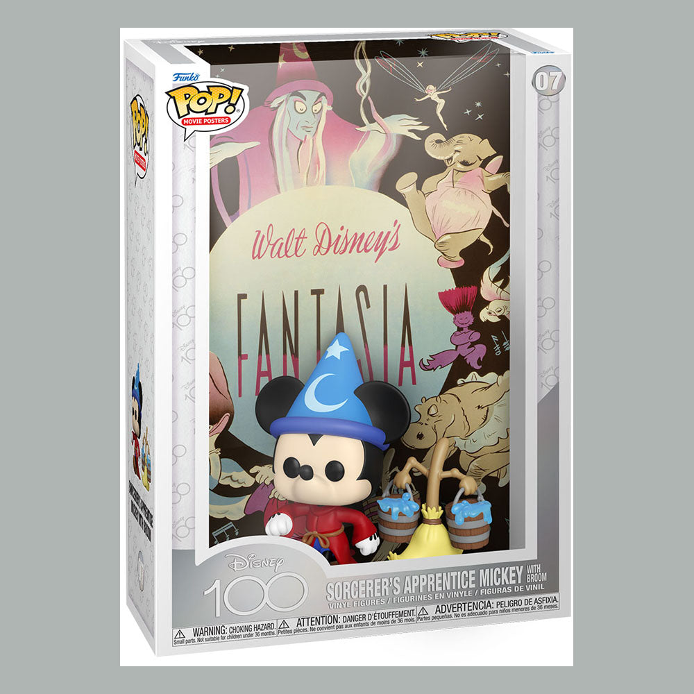 Disney's 100th Anniversary POP! Movie Poster & Figur Fantasia 9 cm