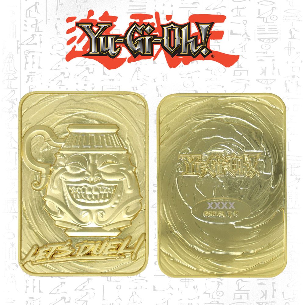 Yu-Gi-Oh! Replik Karte Pot of Greed (vergoldet) Repliken: 1/1 Yu-Gi-Oh
