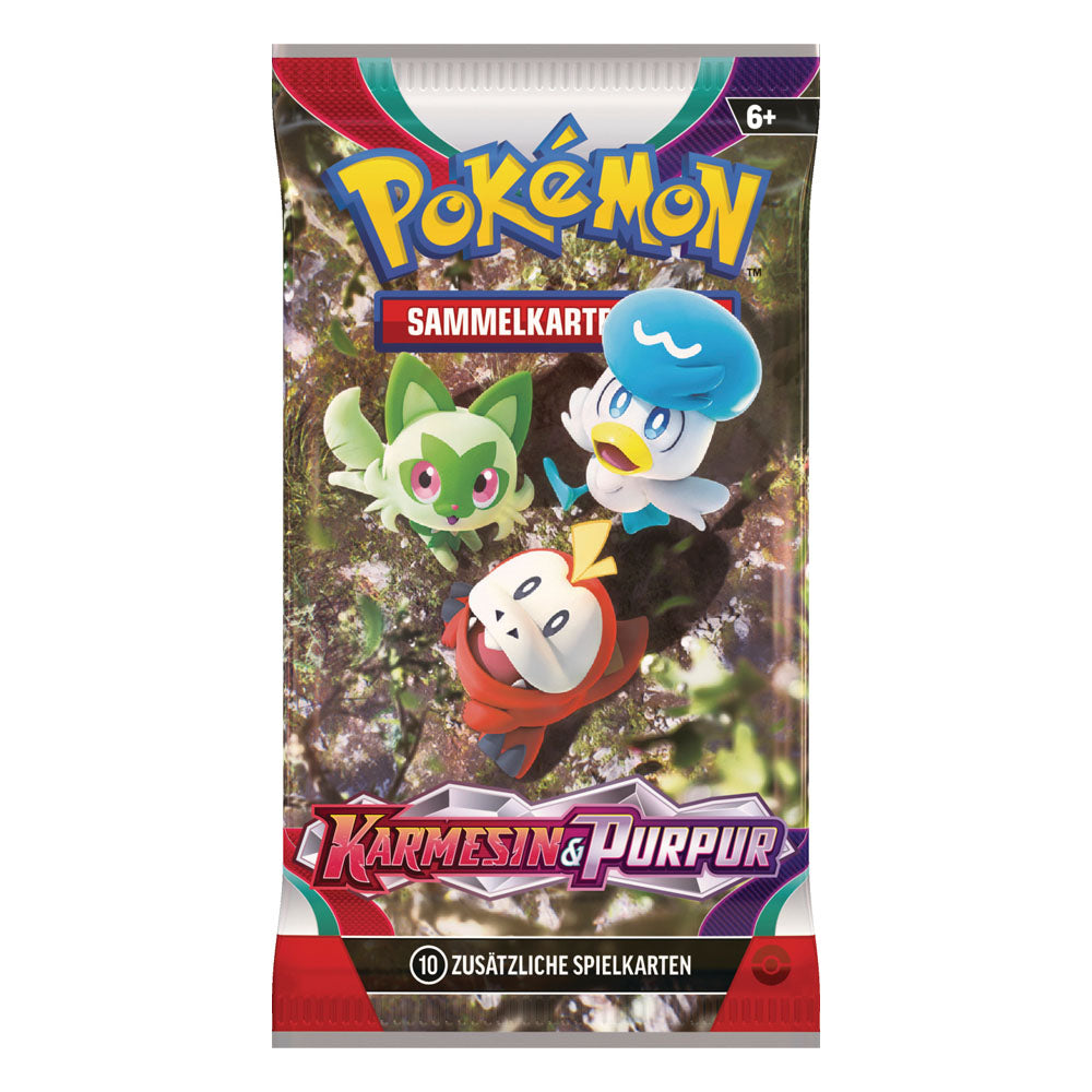 Pokémon TCG Karmesin & Purpur Booster *Deutsche Version*