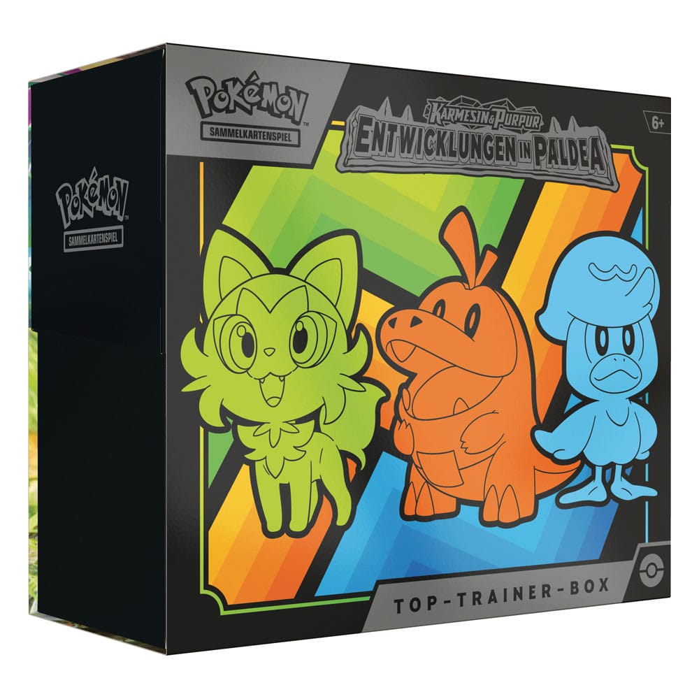 Pokémon Karmesin & Purpur: Entwicklungen in Paldea Top Trainer Box *Deutsche Version*