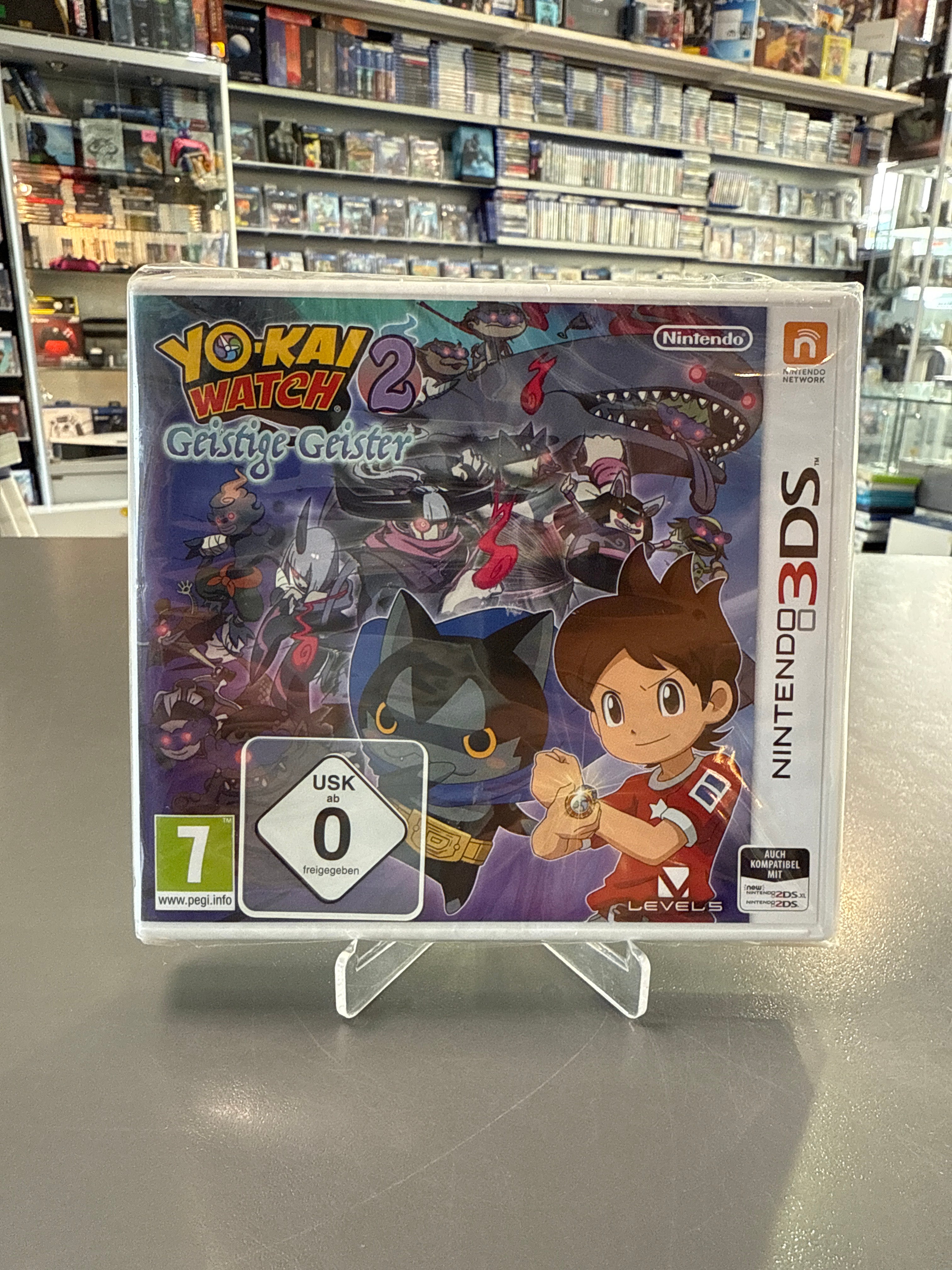 YO-KAI WATCH 2 Geistige Geister Nintendo 2DS 3DS neu in Folie